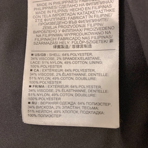 *SOLD* Banana Republic Lace Overlay Sheath Dress - Picture 10 of 10